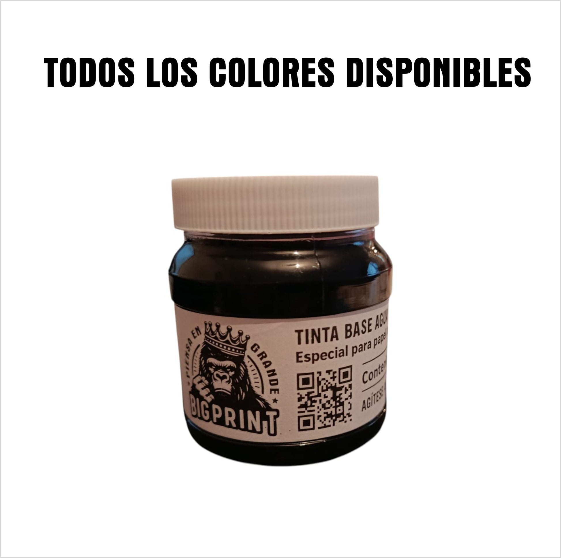 Tinta especial para Bolsas de papel kraft y cajas de carton